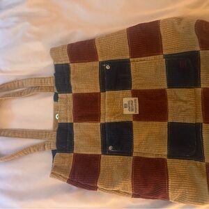 BDG patchwork corduroy tote bag